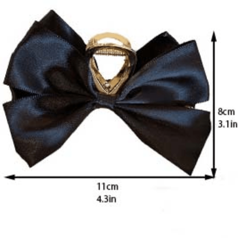 Large Bowknot Hair Claw Women's Hair Clip