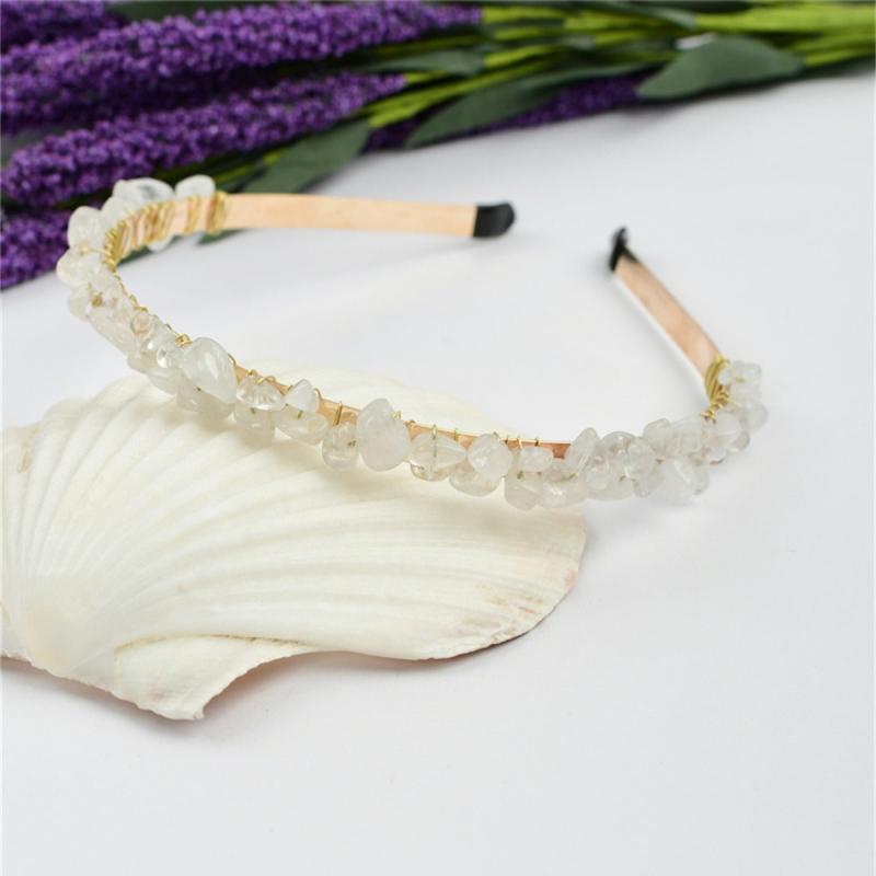 Rose Quartz Amethyst Mermaid Tiara Headband