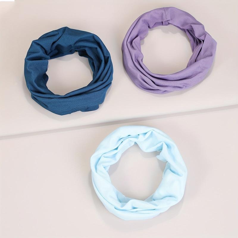 8pcs Milk Silk Headband Style Hair Band Sports Sweatband for Women