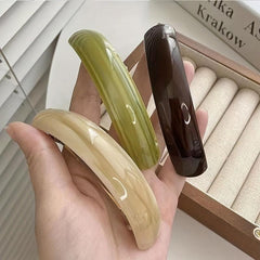 Glossy Long Barrette Style French Hairpin for Women Girls Hair Accessories