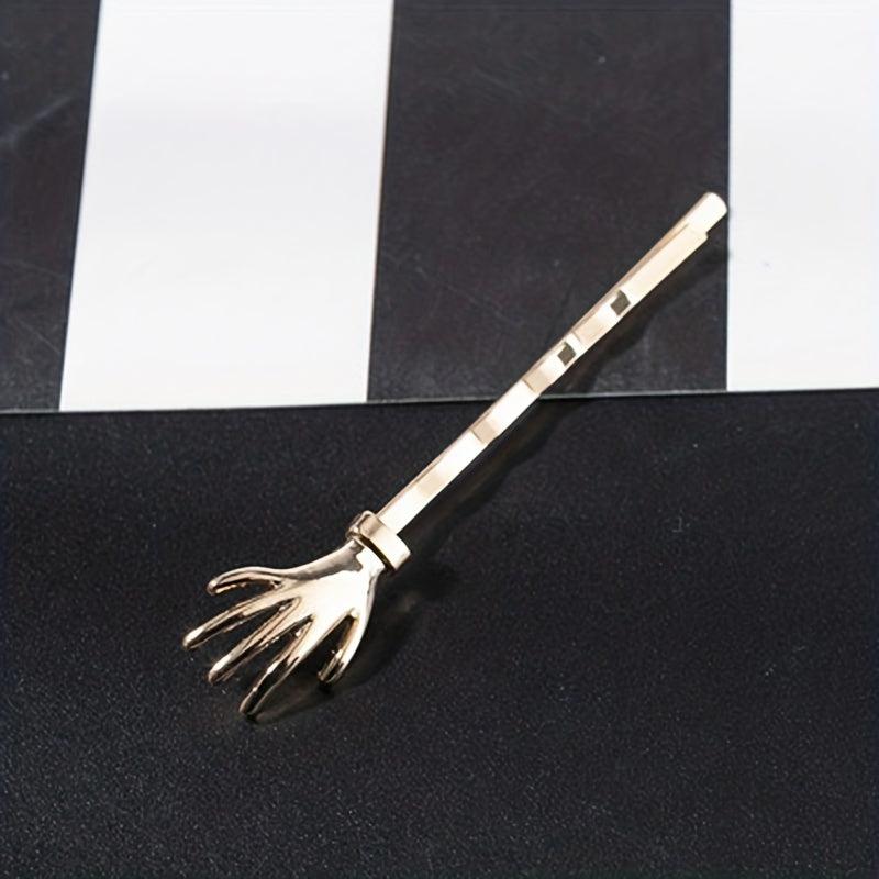 Metal Hair Pin Claw Decor Hairpin for Hair Bang Braids, Punk Hair Clip for Party