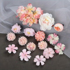 16pcs Wedding Artificial Flower Hair Clip Bridal Hair Accessorie