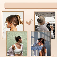 Matte Large Hair Claw Clips for Thick Hair