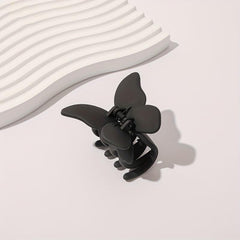 Frosted Butterfly Hair Claw Resin Hair Claw Nonslip Ponytail Holder