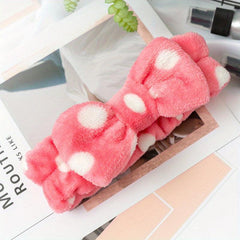 Coral Fleece Headband for Face Washing Spa Skincare Makeup