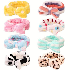 Coral Fleece Headband for Face Washing Spa Skincare Makeup
