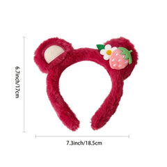 Bear Ears Headband Headdress Hair Hoops Makeup Headband Hair Accessories