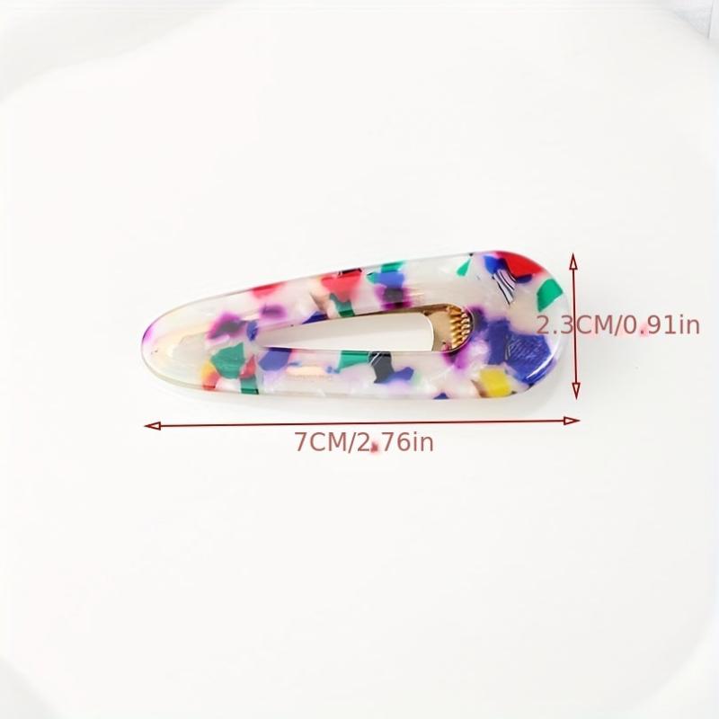 Colorful Leopard Pattern Duck Billed Clip Hair Clip For Women Girls