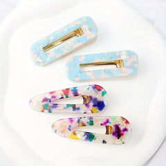 Colorful Leopard Pattern Duck Billed Clip Hair Clip For Women Girls