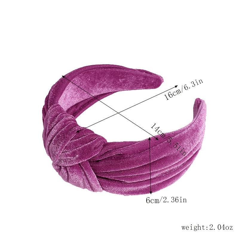 Velvet Headband Cross Knotted Hairband Hair Accessories
