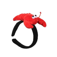 Lobster Head Hoop Plush Headdress Women Girls Hair Accessories