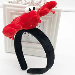 Lobster Head Hoop Plush Headdress Women Girls Hair Accessories