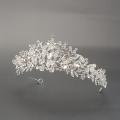 Rhinestone Crystal Headband Tiara Queen Princess Crown Wedding Hair Accessories