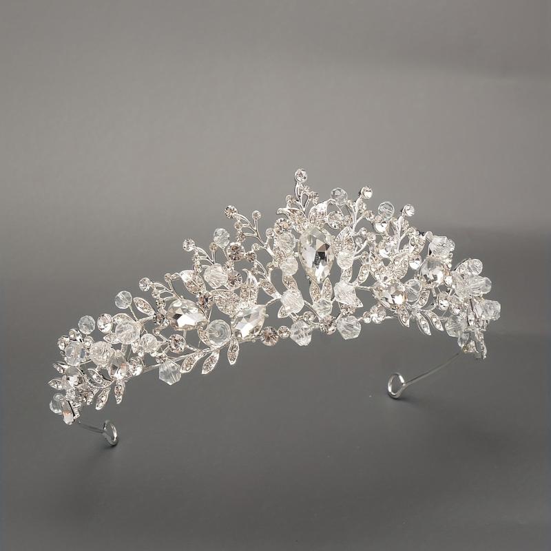 Rhinestone Crystal Headband Tiara Queen Princess Crown Wedding Hair Accessories