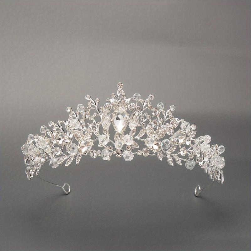 Rhinestone Crystal Headband Tiara Queen Princess Crown Wedding Hair Accessories