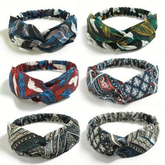 Vintage Makeup Headband Hair Band Elastic Soft Stretchy Wrap Hair Accessories