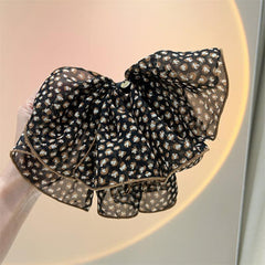 Leopard Print Bow Hair Clip Vintage Hair Accessories