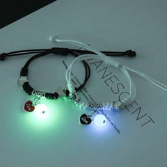 Braided Luminous Bracelet Hair Elastics Ties Ponytail Holder