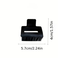 Matte Hair Claw Clip Strong Hold Grip Hair Jaw Clip