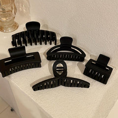 Matte Hair Claw Clip Strong Hold Grip Hair Jaw Clip