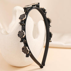 Metal Rose Headband Female Retro Flower Headband Hair Accessories