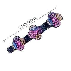 4 Leaf Clover Duckbill Clip Rhinestone Hair Clip for Women