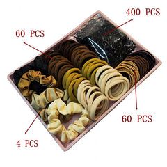 Hair Accessories Sets For Women High Elasticity Hair Tie Scrunchie