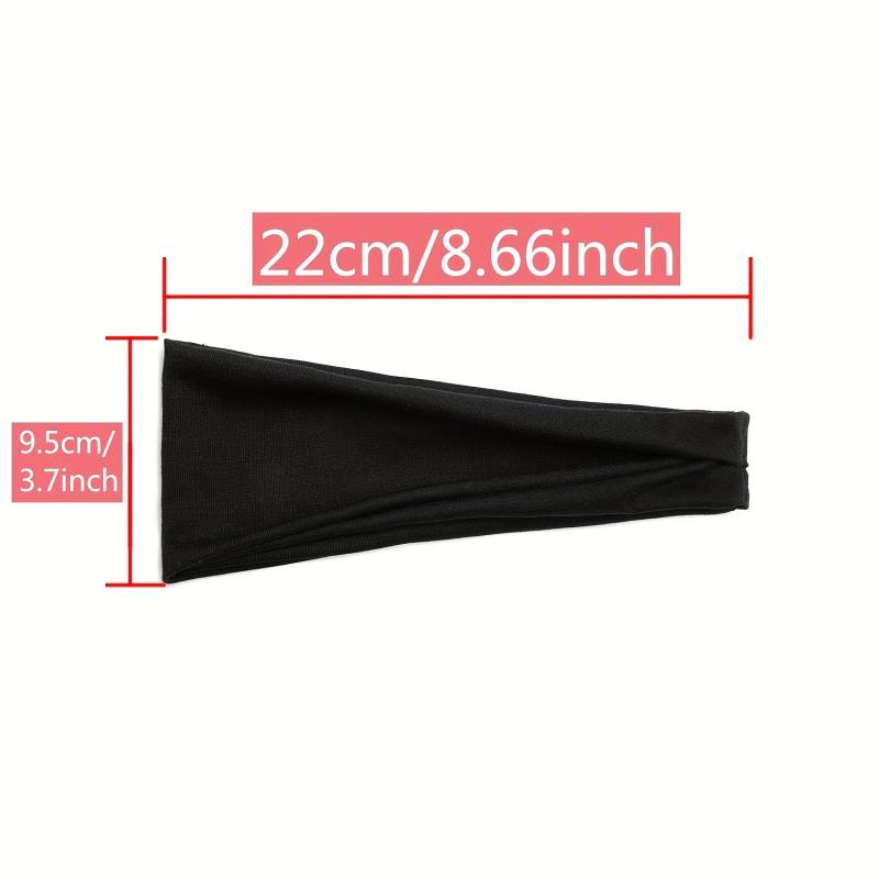 Soft Elastic Hair Band Sports Headband Yoga Running Sweatband
