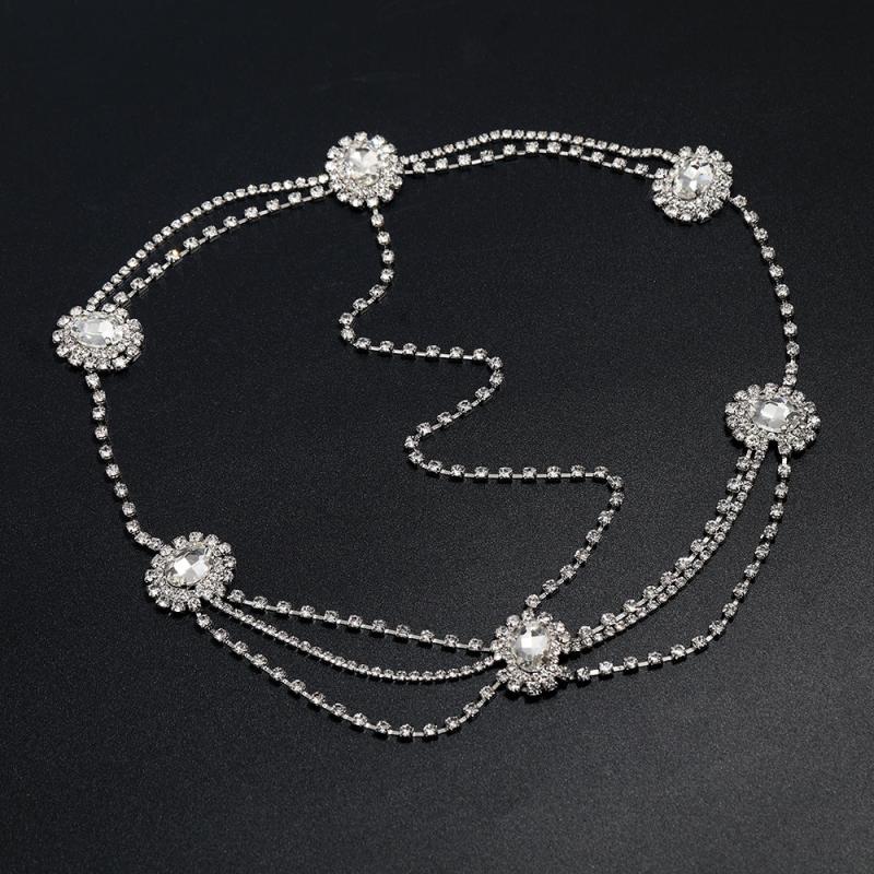 Rhinestone Bridal Head Chain Wedding Headband Hair Accessory