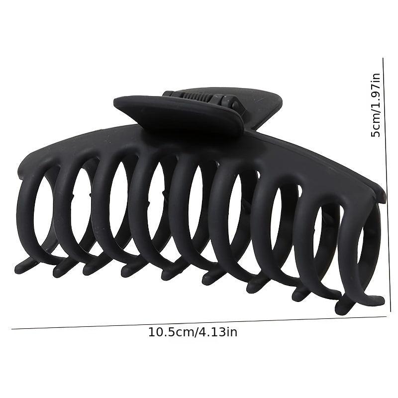 6pcs Matte Square Hair Claw Clip Non Slip Strong Hold Grip Hair Jaw Clip