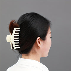 5pcs Solid Hair Claw Clip Strong Hold Grip Hair Jaw Clip Thick Hair Accessories