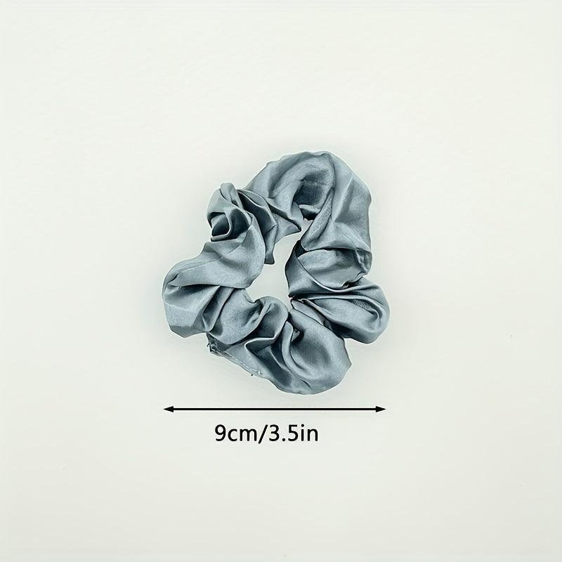 12pcs Scrunchies Hair Tie Soft Hair Rope Elastic Ponytail Holder Women Girls