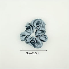 12pcs Scrunchies Hair Tie Soft Hair Rope Elastic Ponytail Holder Women Girls