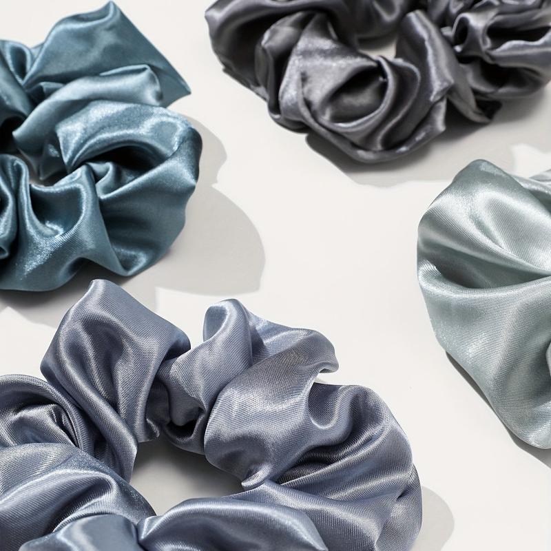 12pcs Scrunchies Hair Tie Soft Hair Rope Elastic Ponytail Holder Women Girls