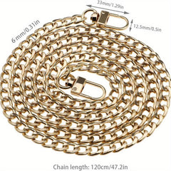 Metal Chain Watch Strap Mobile Phone Replacement Necklace Shoulder Strap