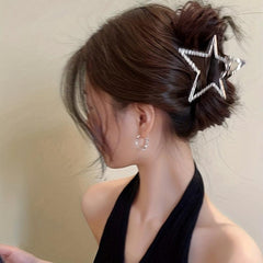 Y2K Star Hair Claw Ponytail Holder Large Hair Accessories