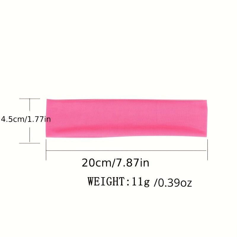 20 Colors Running Fitness Sports Hairband Sweatband Stretch Yoga Headband