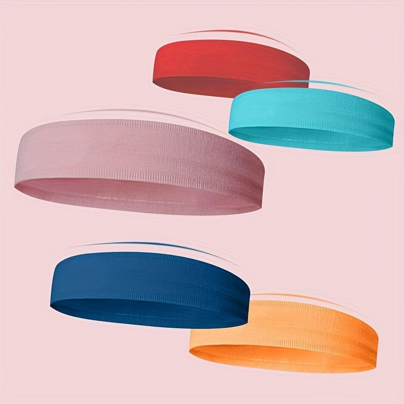 20 Colors Running Fitness Sports Hairband Sweatband Stretch Yoga Headband