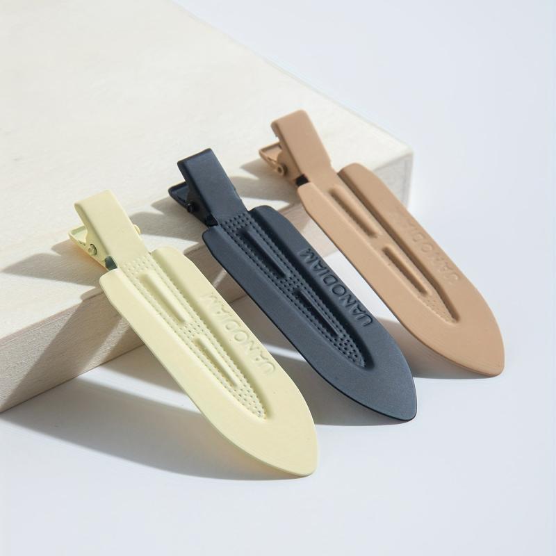 6pcs No Bend Hair Clips No Crease Hair Clip Barrettes For Styling Makeup