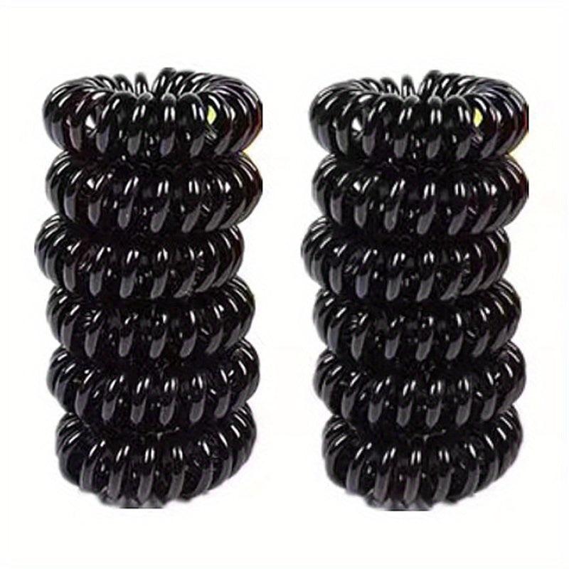 Spiral Hair Tie Style Hair Ring Elastic Ponytail Holder Hair Accessories