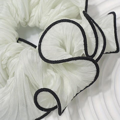 Large Contrast Binding Scrunchies Hair Tie Hair Accessories