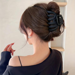 Matte Large Hair Claw Style Shark Claw Ponytail Holder Hair Clip