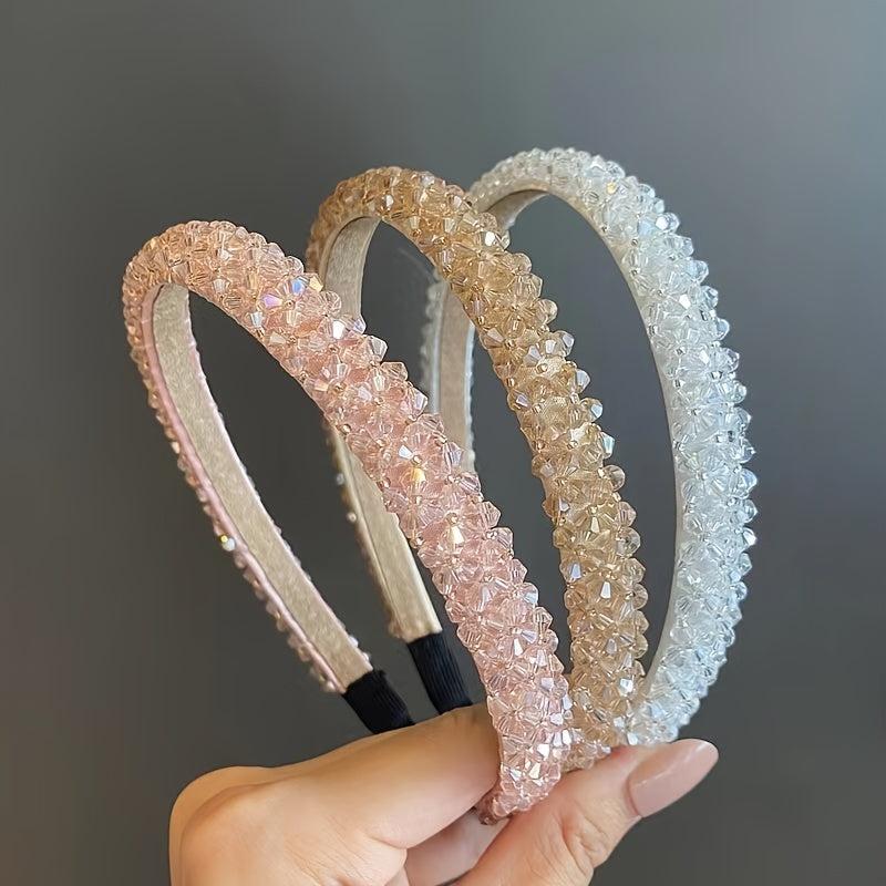Crystal Hair Hoop Wide Brimmed Sweet Hair Accessories