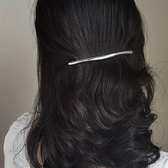 Silvery Alloy Hair Clip Duck Billed Style Hair Accessories Women