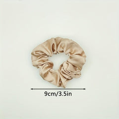 12 Pcs Satin Hair Scrunchies Soft Style Hair Ring Hair Tie