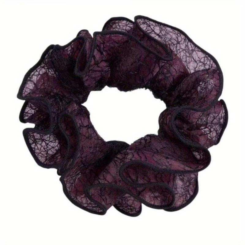 Solid Mesh Hair Rope Ponytail Holder Hair Accessories For Women Girls
