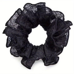 Solid Mesh Hair Rope Ponytail Holder Hair Accessories For Women Girls