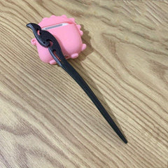 1PC Ebony Hairpin Chinese Classic Hairpin Pin Head Decoration