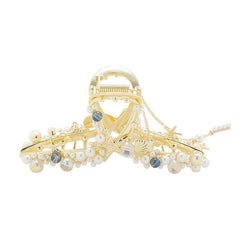 Faux Pearl Tassel Starfish Hair Claw Clip Strong Hold Grip Hair Jaw Clip