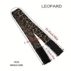 Leopard Headband Elastic Lace Band for Wig Closure Frontal
